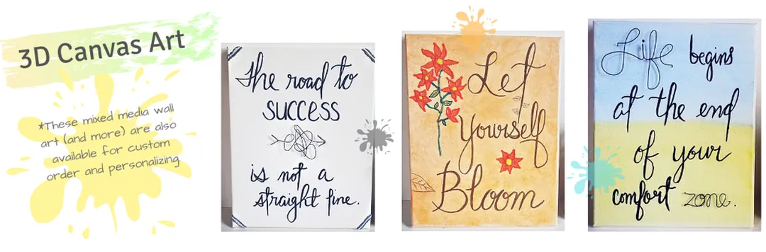 Apple Grace Designs 3D Canvas Art Frames