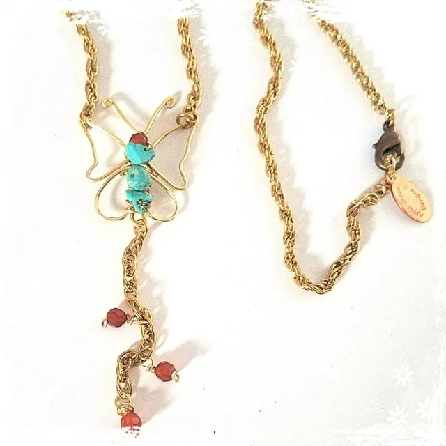 Handmade Butterfly Necklaces