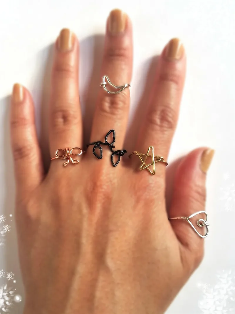 Girly Nature Rings