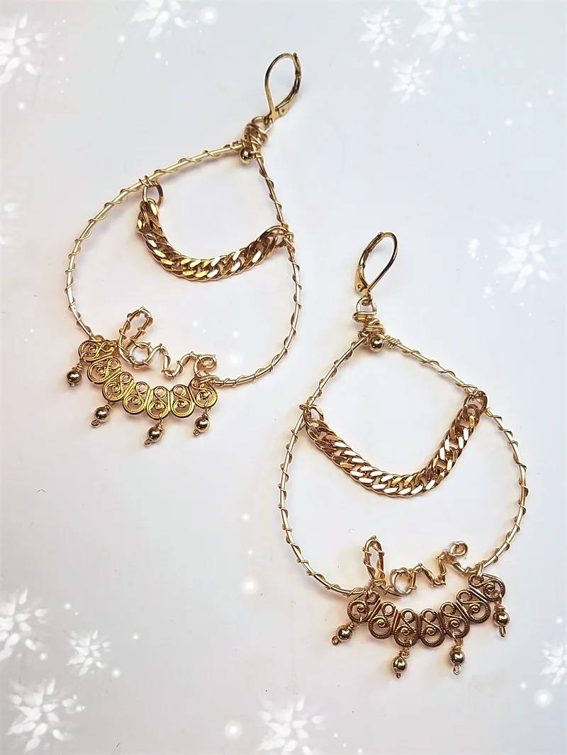 Bohemian "Love" Earrings