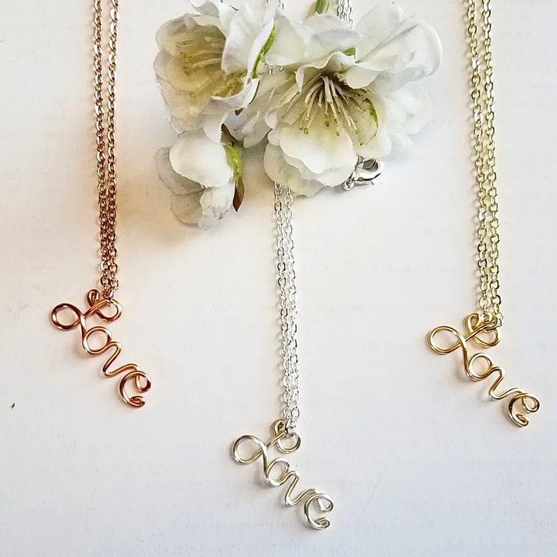 "Love" Symbol Style Necklace