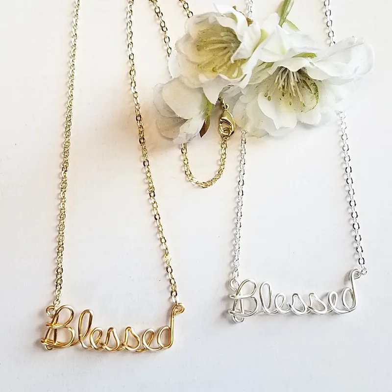 "Blessed" Necklace